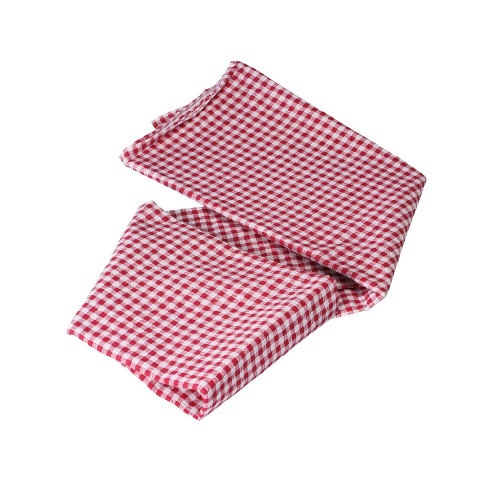 Nappe vichy rouge - 250 cm