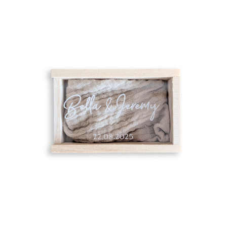 Boîte pour alliance à...