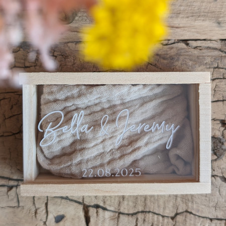 Boîte pour alliance à...