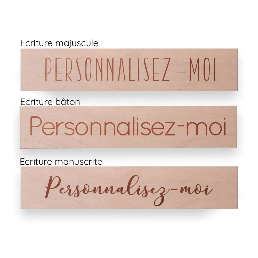 Panneau en bois à personnaliser