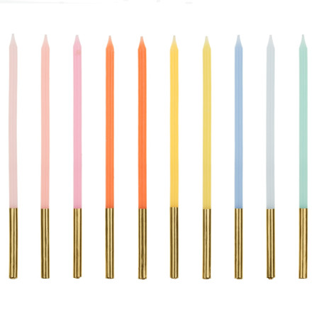 10 Bougies lisses