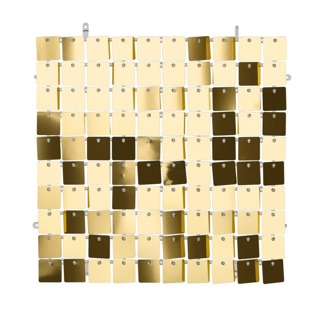 Panneau à suspendre toile de fond "doré brillant" - 30 cm