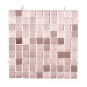 Panneau de fond à paillettes - or rose