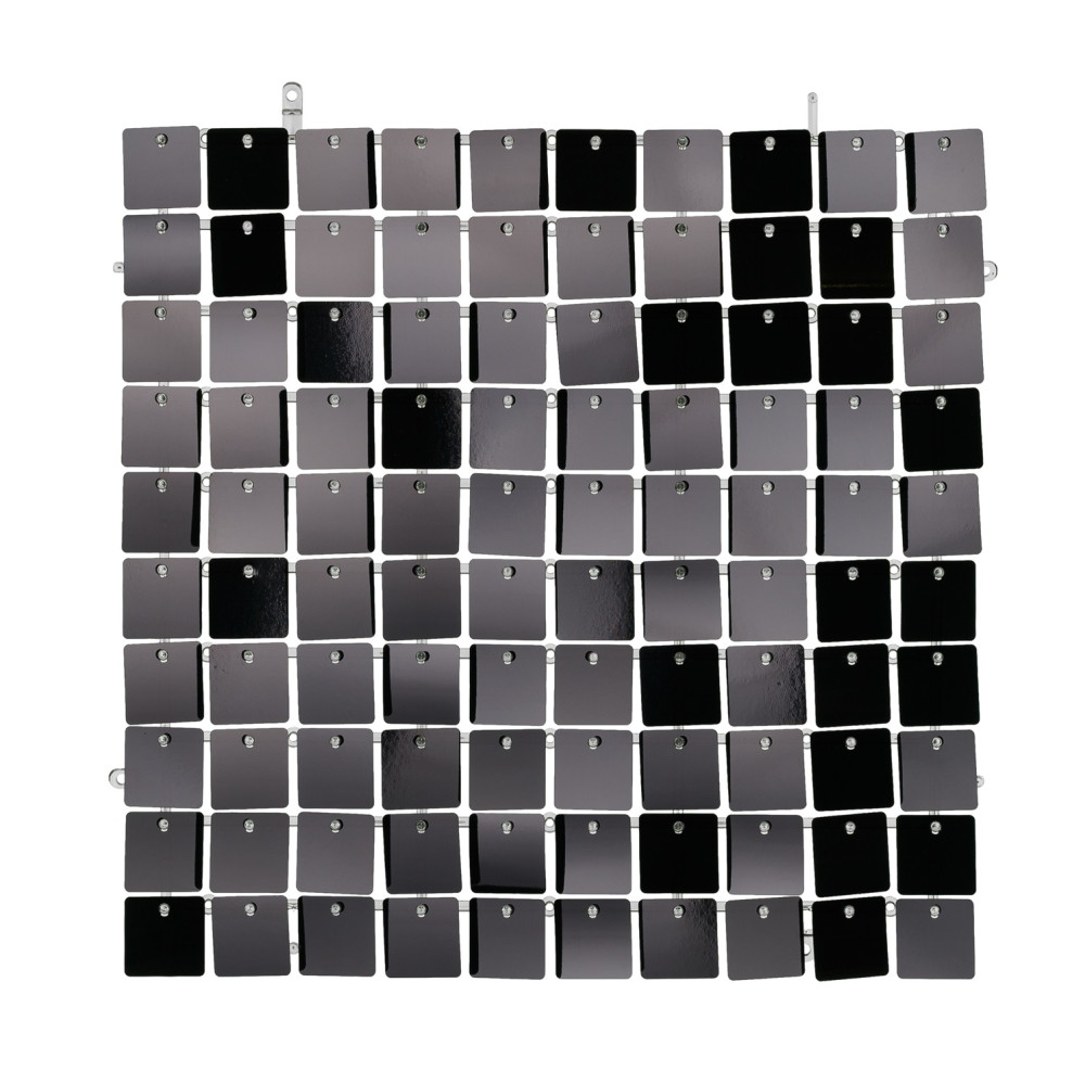 Panneau de fond à paillettes - noir