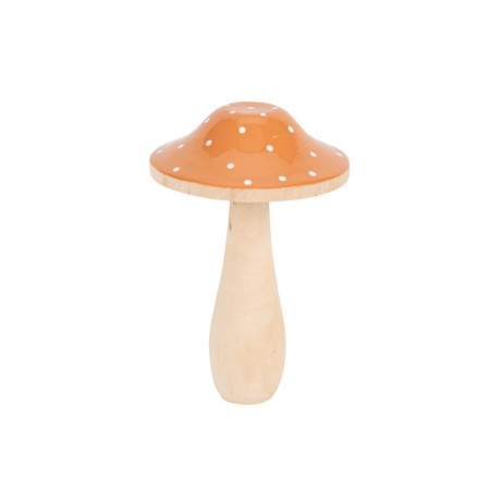 Champignon en bois "pêche"...