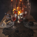 Chemin de table toile d'araignée - noir