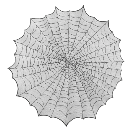 Nappe noire toile...