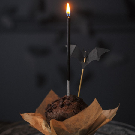 Lot de 6 pics "chauve souris"