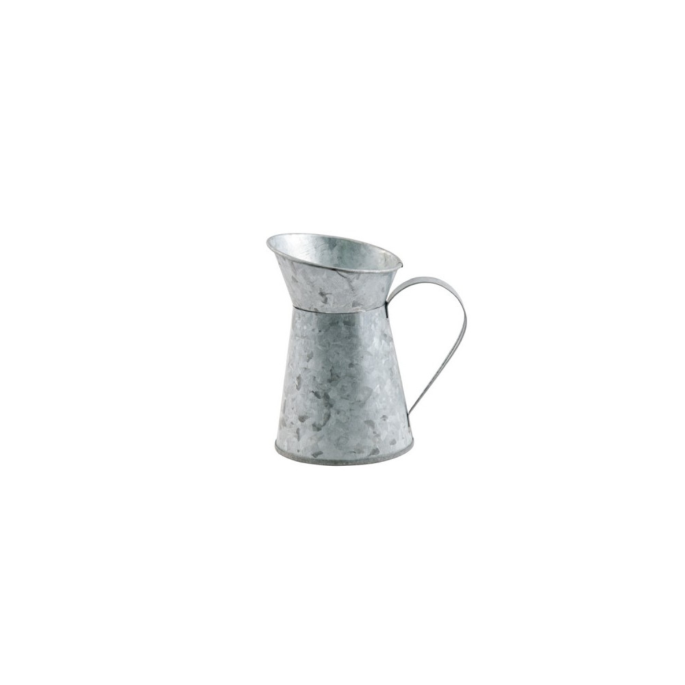 Petite cruche à lait en zinc - 10 cm
