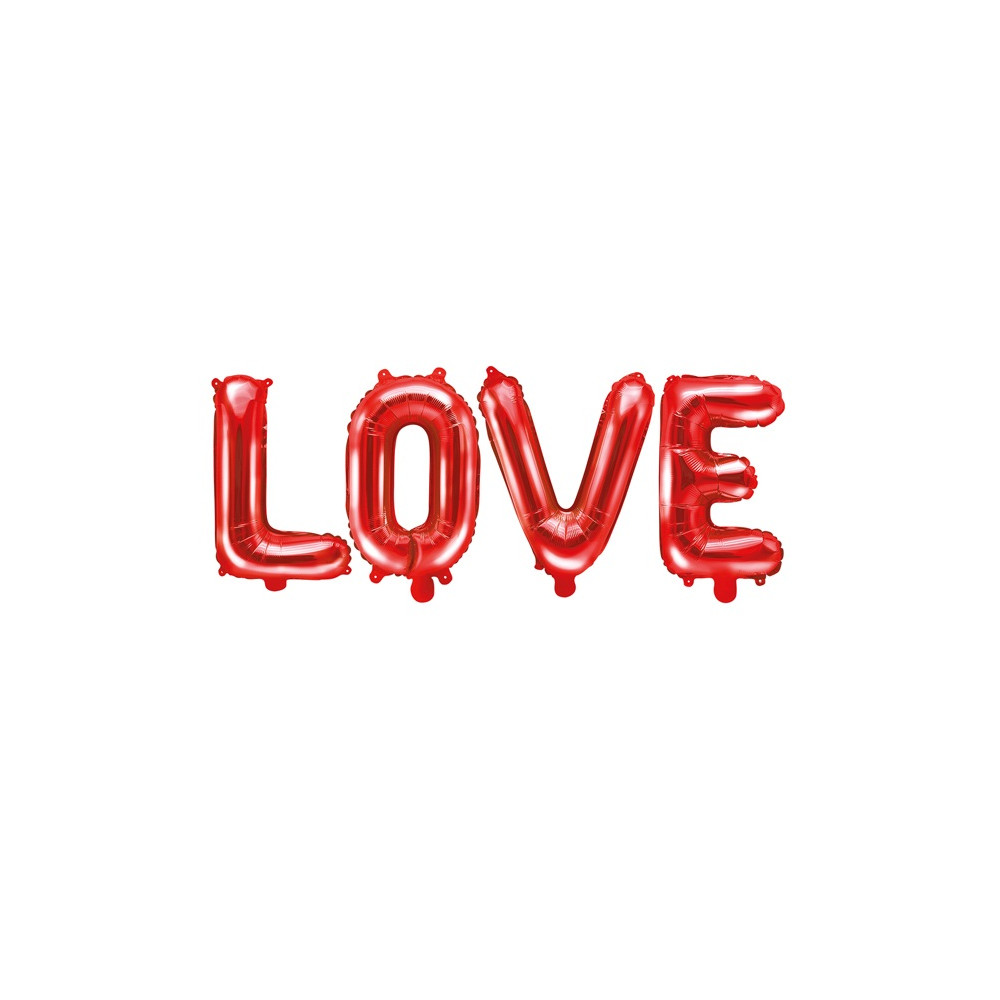 Ballons "LOVE" rouge - 140 cm