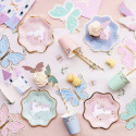 6 assiettes "licorne" - 18 cm