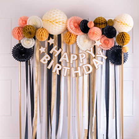 Boule de papier alvéolé -...