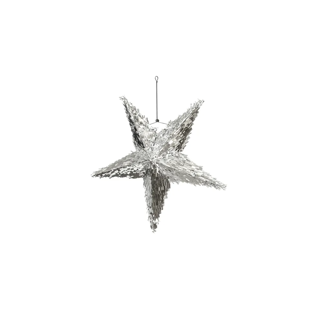 Pinata étoile argentée