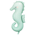 Ballon mylar "hippocampe" - 98 cm