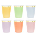 6 gobelets "Pastel Vibes"