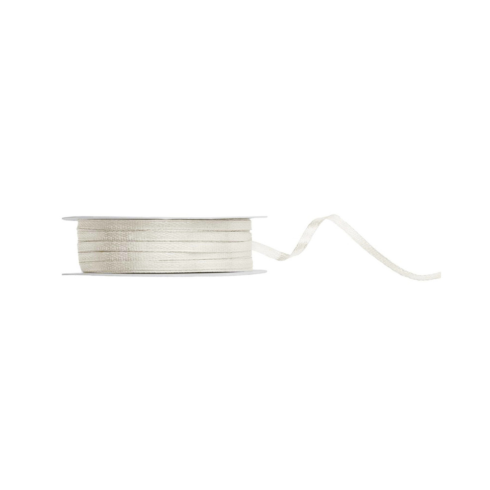 Ruban de Rubans tissu - crème clair - 3mm/50m