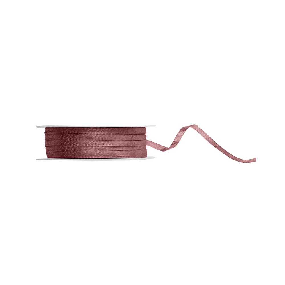 Ruban de Rubans tissu - rose foncé - 3mm/50m