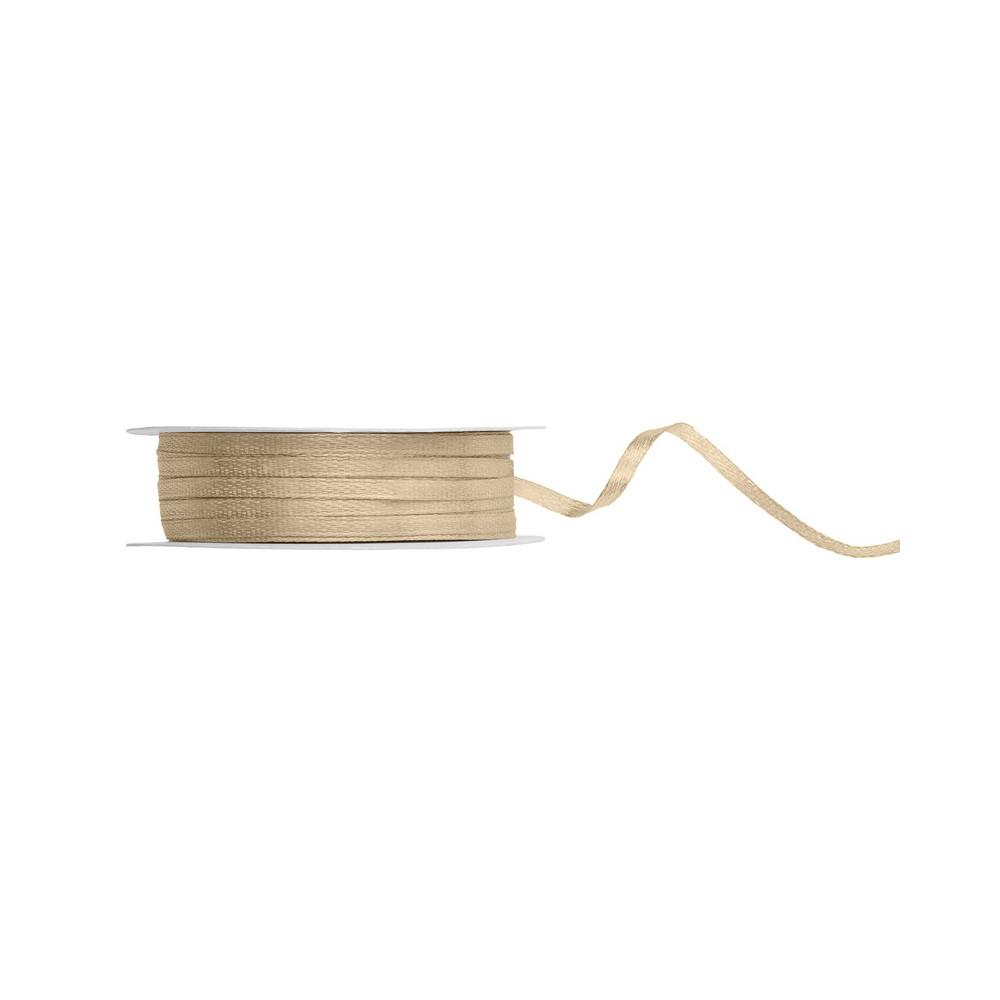 Ruban de Rubans tissu - or froid - 3mm/50m