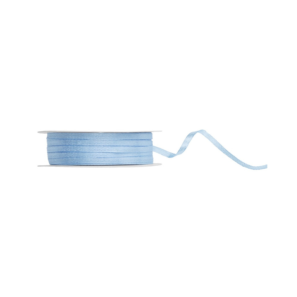 Ruban de Rubans tissu - bleu ciel - 3mm/50m