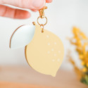 Porte-clés citron "Le jardin de Mamie"