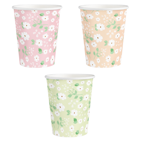 6 gobelets "liberty pastel"...