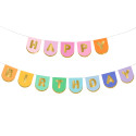 Guirlande "Happy Birthday" - color party