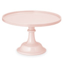 Plat à gâteau - rose clair
