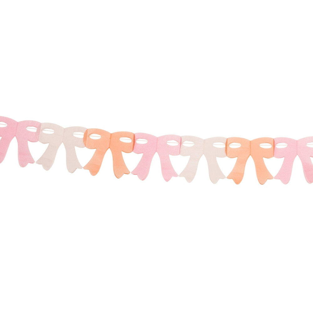 Guirlande de nœuds "blush" - 3 m