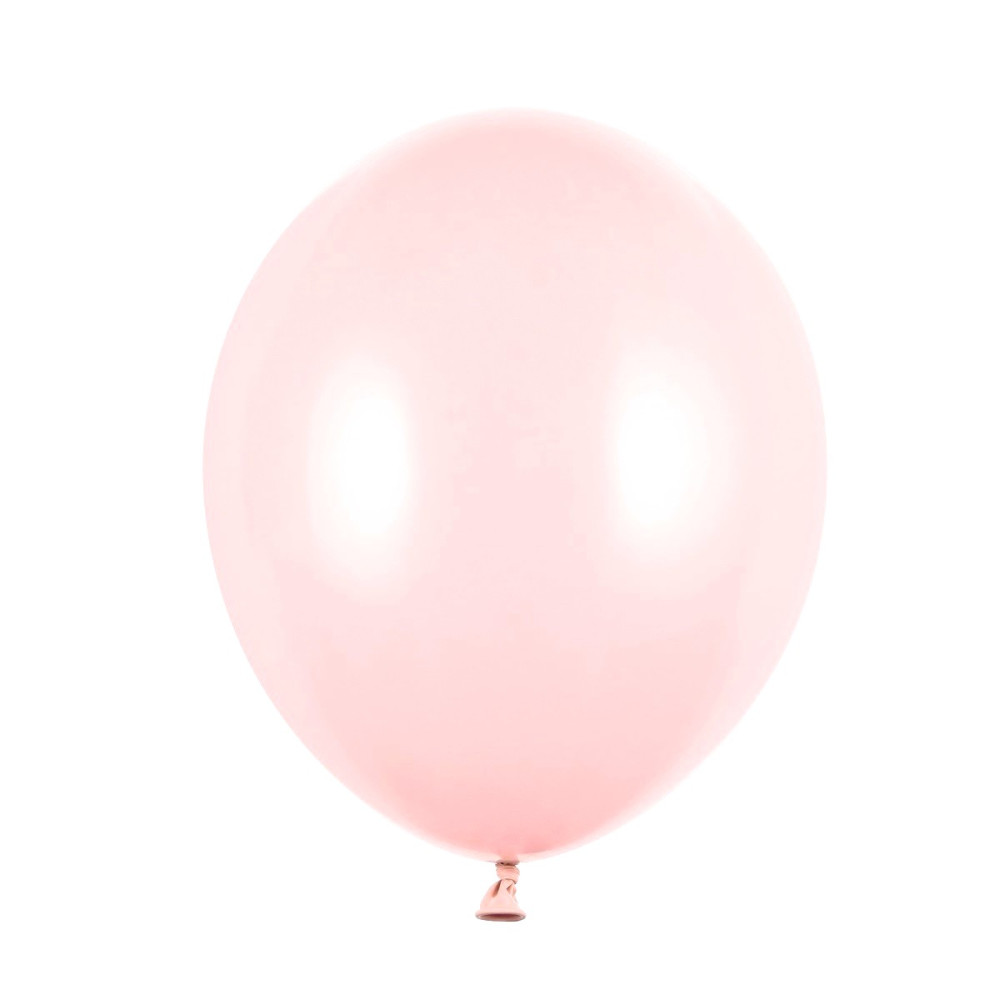 10 ballons en latex – Rose pâle – 27 cm
