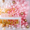 10 ballons pastel rose -  28 cm