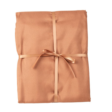 Nappe en tissu brique - 240 cm