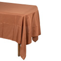 Nappe en tissu brique - 240 cm