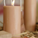 Bougie LED cylindrique "camel" - 10 cm