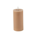 Bougie LED cylindrique "camel" - 15 cm