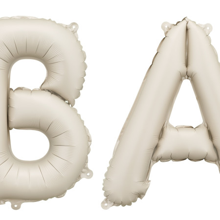 Ballon crème "BABY" - 140 cm