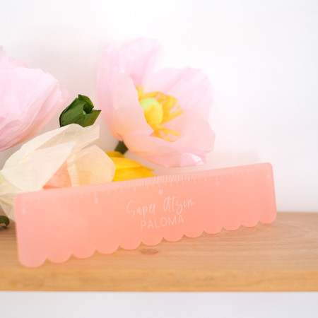 Règle en plexiglas...