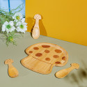Assiettes en bambou "champignon" - 19 cm
