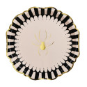 6 assiettes "Spider Halloween" - 23 cm