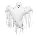 Ballon mylar Fantôme avec franges