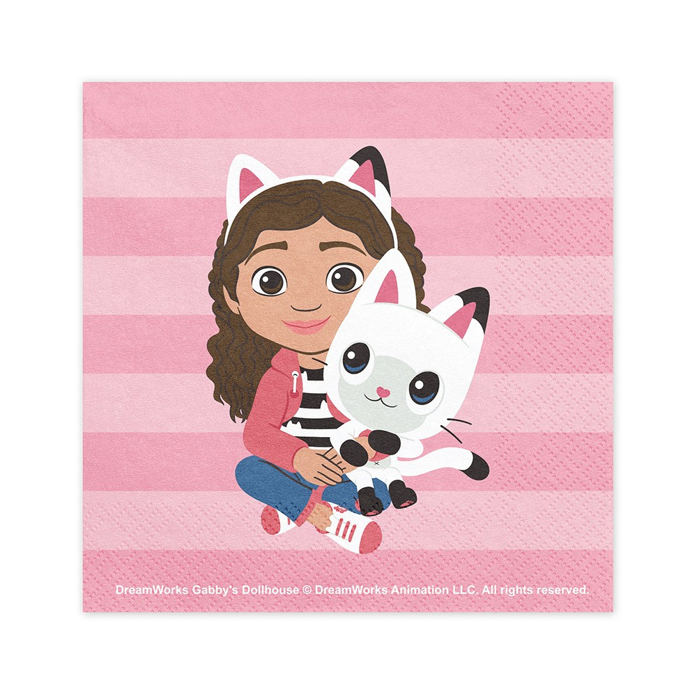 20 serviettes "Gabby et la maison magique" - 16.5 cm