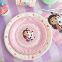 6 assiettes "Gabby et la maison magique" - 18 cm