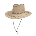 Chapeau beige "Western"