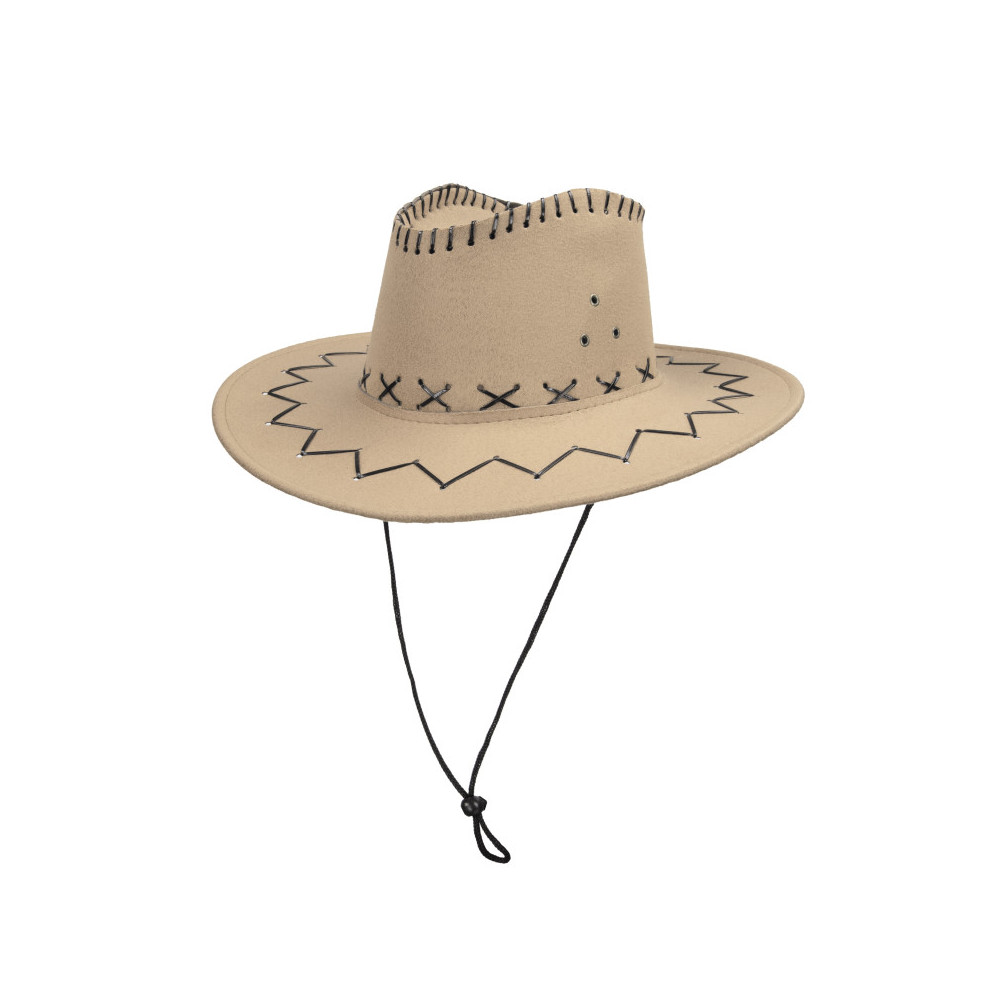 Chapeau beige "Western"