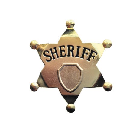 Etoile dorée "Sheriff"