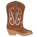 8 assiettes bottes "Western" - 27 cm