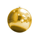 Balle miroir gonflable - or - 90 cm