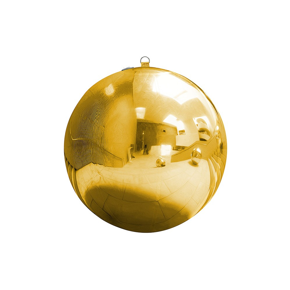 Ballon boule miroir réutilisable "dorée" - 90 cm