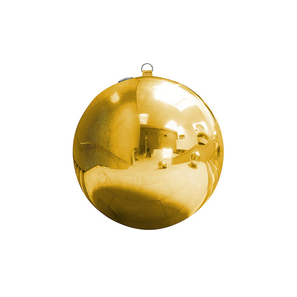 Balle miroir gonflable - or - 60 cm