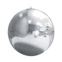 Ballon boule miroir réutilisable "argent" - 120 cm