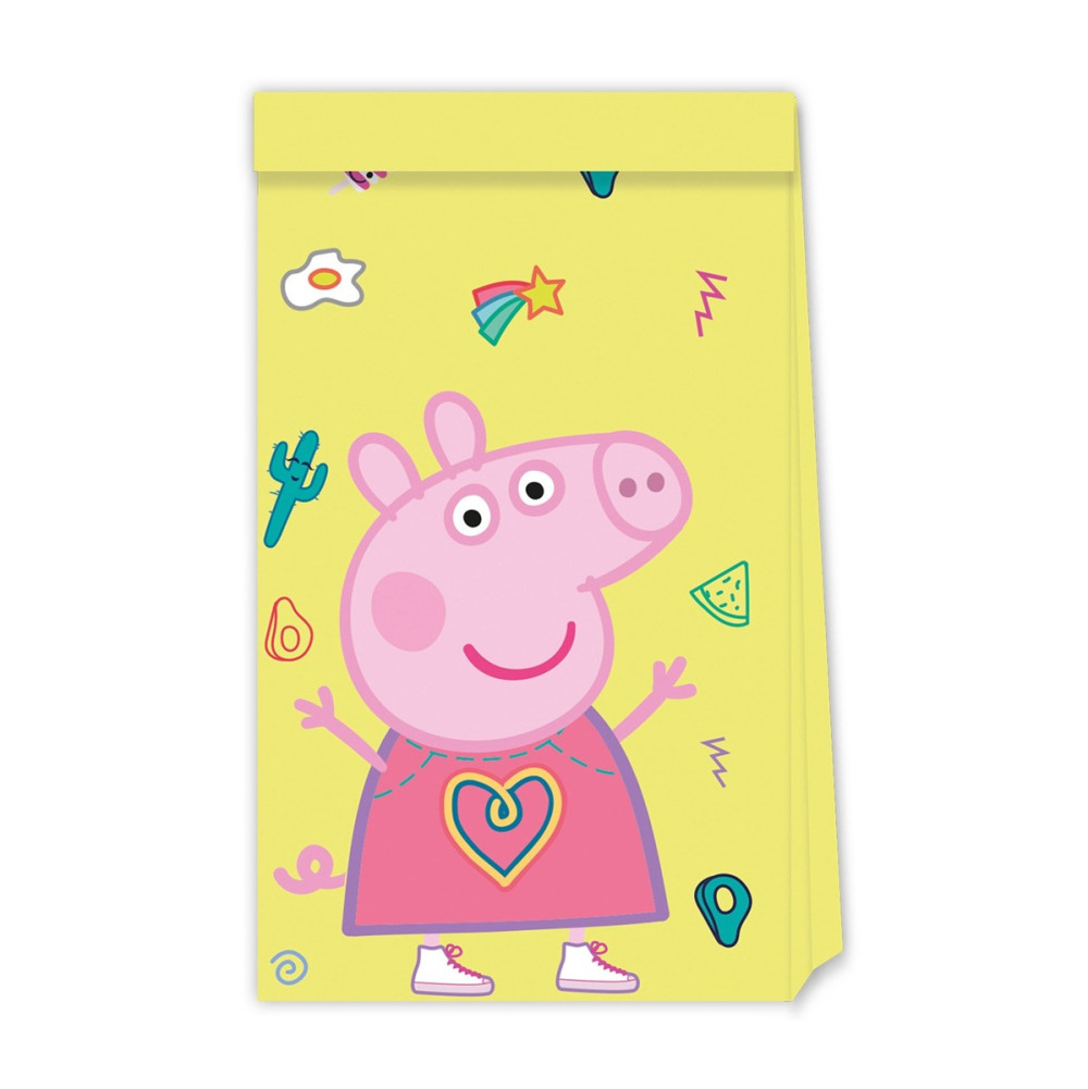 4 sachets à gourmandises "Peppa Pig"